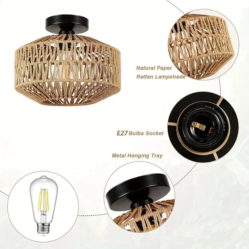 Bamboo Lustre Chandelier