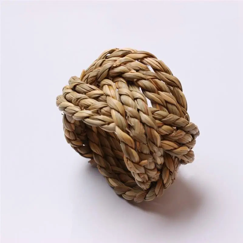 6Pcs Woven Napkin Ring