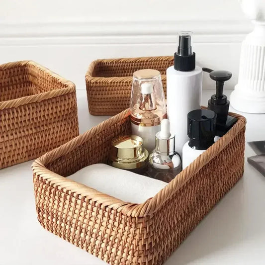 Rectangular Rattan Baskets