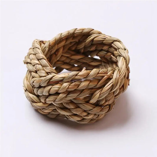 6Pcs Woven Napkin Ring