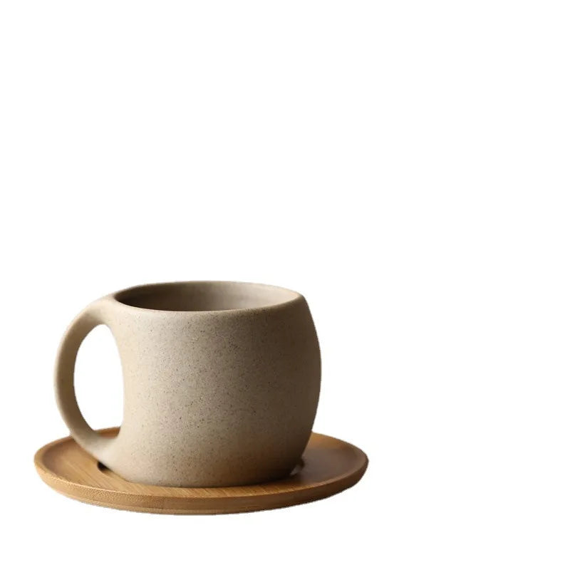 Ceramic Coffee Cup and Saucer
