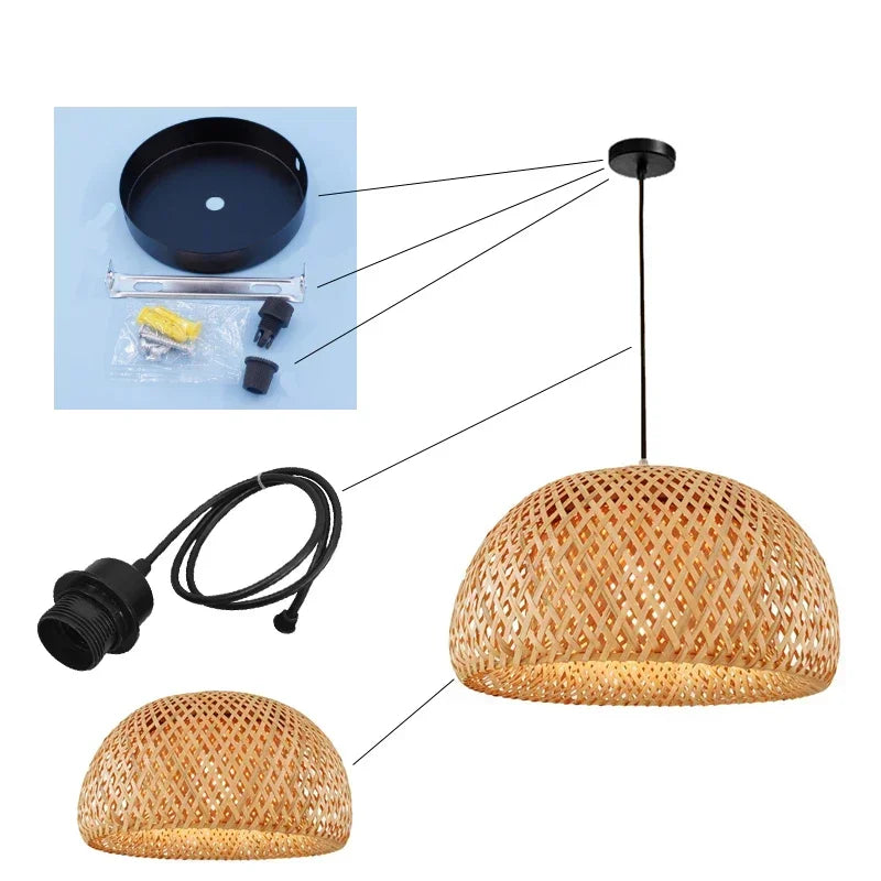 Bamboo Hanging Lamp