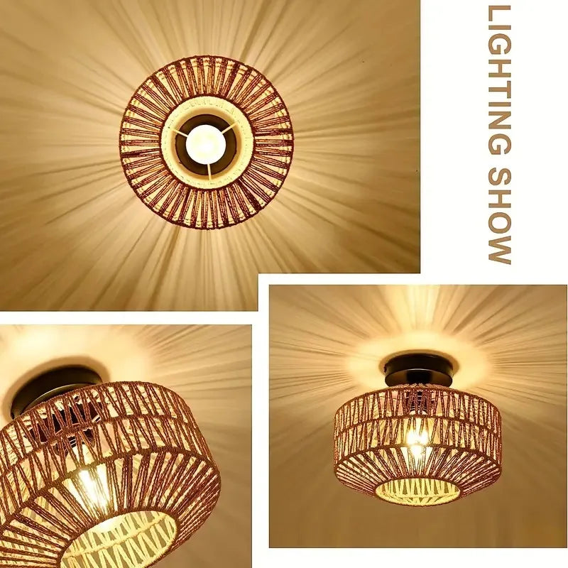Bamboo Lustre Chandelier
