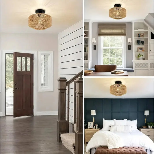 Bamboo Lustre Chandelier