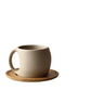 Ceramic Coffee Cup and Saucer