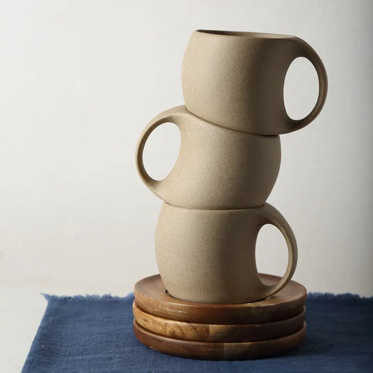 Ceramic Coffee Cup and Saucer