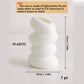 Spiral White Vase